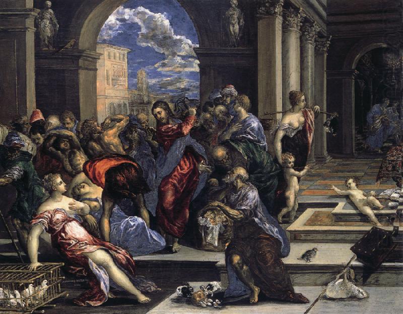 El Greco Purification of the Temple china oil painting image